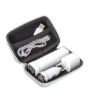 Traveller Set Exeter with 2,200 mAh Power Bank, White, EG008106