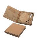 Set per formaggi con tagliere in legno, beige, EG019113