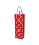 Wine Bag with Christmas Design, Red, EG086005