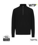 IQONIQ Elgon maglione con mezzo zip in cotone riciclato, XDT9601-7C77E2B7