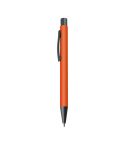 Plastic ball pen with metal clip, MA10945