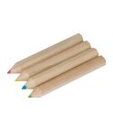 4 colouring pencils set, Brown, MA1112801