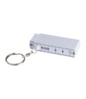 Portachiavi con righello, bianco, EG135506