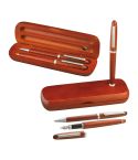 Rosewood pen set in stylish case, Brown, MA1401601