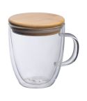 Bicchiere in vetro doppio strato Gerthe 350 ml, bandiera, EG153766