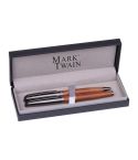 Mark Twain wooden writing set, Brown, MA1559701