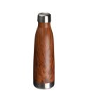 Bottiglia in acciaio inox con aspetto in legno Tampa 500, marrone, EG158201