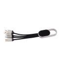 3 in 1 Ladegerätkabel aus Weizenstroh, Beige, EG196113