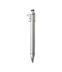 Plastic Ballpen with Sliding Calliper Prescot, Grey, EG197207