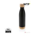 Vakuum Edelstahlflasche mit Bambusdeckel und -boden, XDP436.79-D8ED2B1D