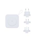 Adattatore da viaggio multifunzione, bianco, OTK21025001000