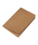 Odtisnjen zvezek A5 iz recikliranih materialov, bež, MA2338613
