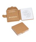 Coloring book with 12 colored pencils, Beige, MA2359013