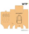 Bucharest Backpack 18L rPET. Front pocket. Fits 15.6 Laptop, ABK024