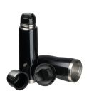 Set di borraccia sottovuoto e bicchiere da bere Split, nero, EG269603