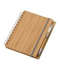 Blok z bambusovo platnico A5, rjava, MA2890901