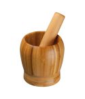 Wooden Mortar Salvador, Beige, EG290413