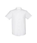 THC LONDON WH, camicia oxford a maniche corte da uomo, bianco, 30200