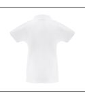 THC MONACO WOMEN WH, Womens short-sleeved polo shirt in carded cotton, 30261