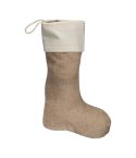 Christmas sock jute Lucca, Beige, EG324113