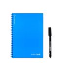INFINITEBOOK PLAIN A5, A5 Infinitebook mit flexiblem Einband und 15 weißen Whiteboard-Seiten, 33200