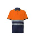 VL ACHELOUS, dvobarvna piqué polo majica (150g/m²) s kratkimi rokavi, iz bombaža (55%) in poliestra (45%), 36100