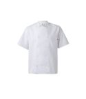 VL DURGA, giacca da cucina in popeline a maniche corte (110g/m²) in cotone (35%) e poliestere (65%), 36122