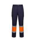 VL ARTEMIS, Zweifarbige Hose, in Twill (190g/m²), Baumwolle (20%) und Polyester (80%), 36138