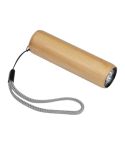 Torcia LED in bambù Dundee, beige, EG373313