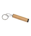 Torcia LED in bambù Mallorca, beige, EG378513