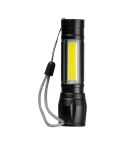 Rechargeable flashlight Tokyo 400 mAh, Black, EG415003