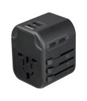 Potovalni adapter Maracena, črna, EG432903