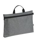 RPET torba za dokumente Watford, temno siva, EG433177