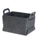RPET Folding Basket Östersund, Dark Grey, EG433777