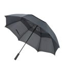 Golf-Regenschirm mit Windschutz, Schwarz, MA4345203