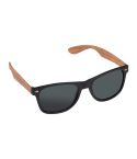 Sunglasses with wooden-look temples, Beige, MA5093313