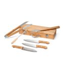 KABSA, Grillbesteck-Set in Bambusbox, natürlich, 53844-160