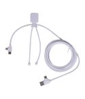 Polnilni kabel Ashford, bela, EG571706