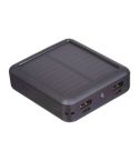 Solarni power bank 10.000 mAh Kreta, črna, EG574303