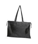 Organic Cotton Bag with Fastener Bedford 180 g/m², Black, EG622103