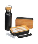 Lunch set vacuum flask & box, Black, MA6246403