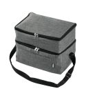 RPET hladilna torba z 2 predeloma, temno siva, MA6297877