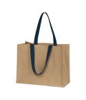 Jutetasche, Marineblau meliert, MA6389244