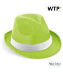 MANOLO POLI, Hat in PP with white polyester ribbon, 99086