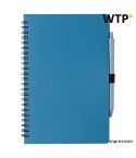 Wheat straw notebook with pen Massimo, 480875