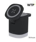 Caricatore wireless magnetico RABS 15W, 3 in 1, supporto per telefono, VA603