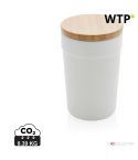 GRS-zertifizierte recycelte PP-Tasse mit Bambusdeckel, XDP433.29-71222F6A