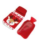 Hand warmer with Christmas knitted cover, Red, MA7436305