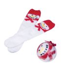 Christmas socks in bauble, White, MA7577306