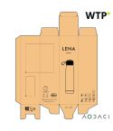 Lena Bottle rSS 570ml. Double wall and Leakproof. rPET handle, ABT018